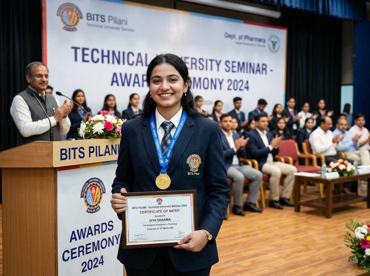 State Level Gold Medal in Pharmaceutical Chemistry Seminar