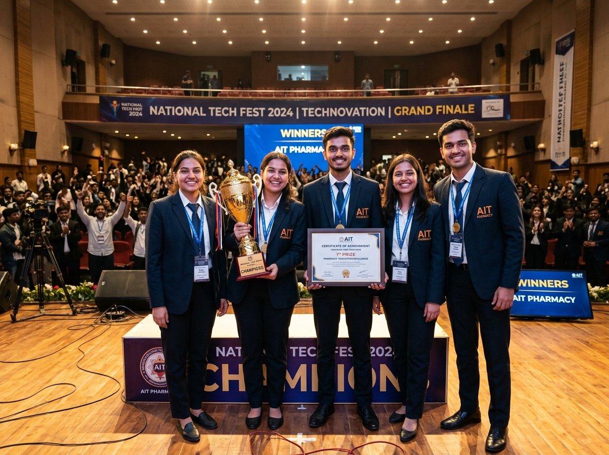 First Prize — National Pharma Tech Quiz & Formulation Hackathon