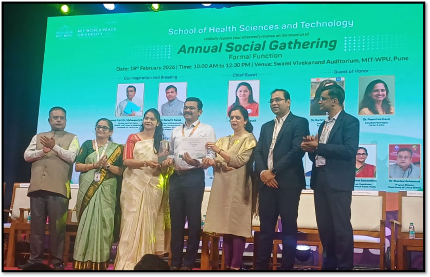 Best PhD Researcher Award at MIT WPU Pune.